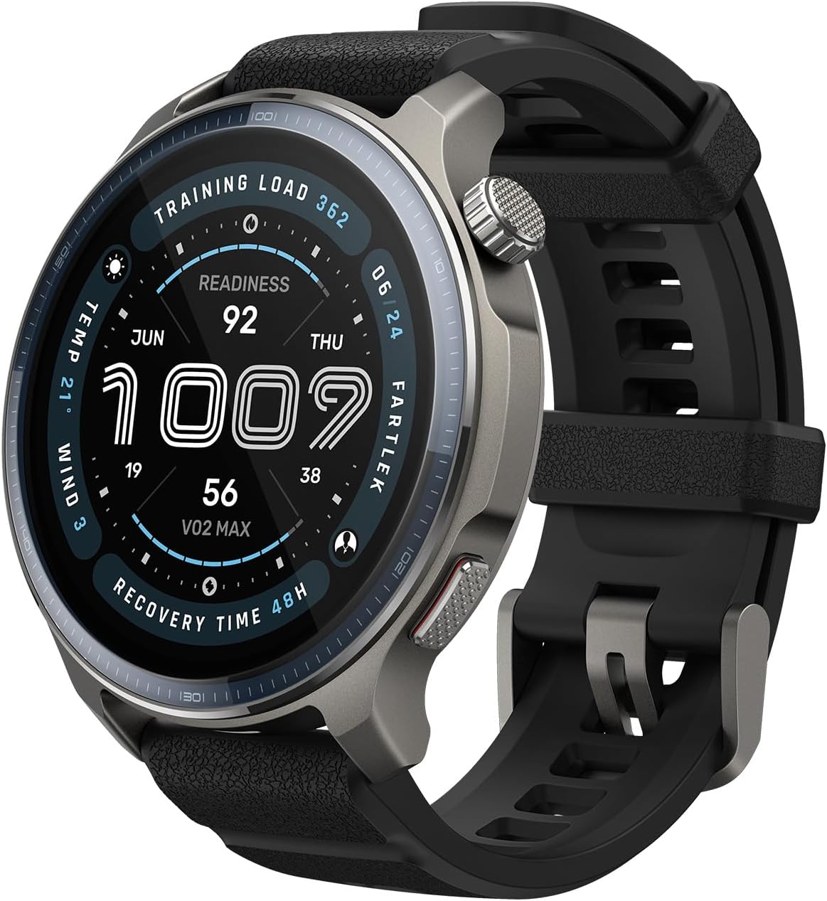 AMAZFIT Balance 2 Montre Connectée Homme 47mm, GPS, NFC, Écran AMOLED 1,5" en Verre Saphir, Autonomie 21J, 170 Modes Sport, Hyrox, Golf, Suivi Cardio & Sommeil, Smartwatch pour Android et iPhone