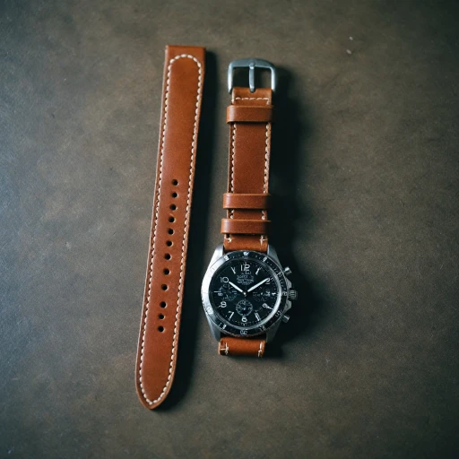 Exploring the Elegance of a 26mm Leather Watch Strap Tapering to 20mm