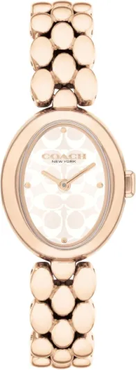 Coach Sammy Women's - 2H Quartz Watch - Stainless Steel Bracelet - Water Resistant up to 3ATM/30 Meters - Gift for Her - Modern Design - Perfect for Everyday Wear - 22.5mm Carnation Gold