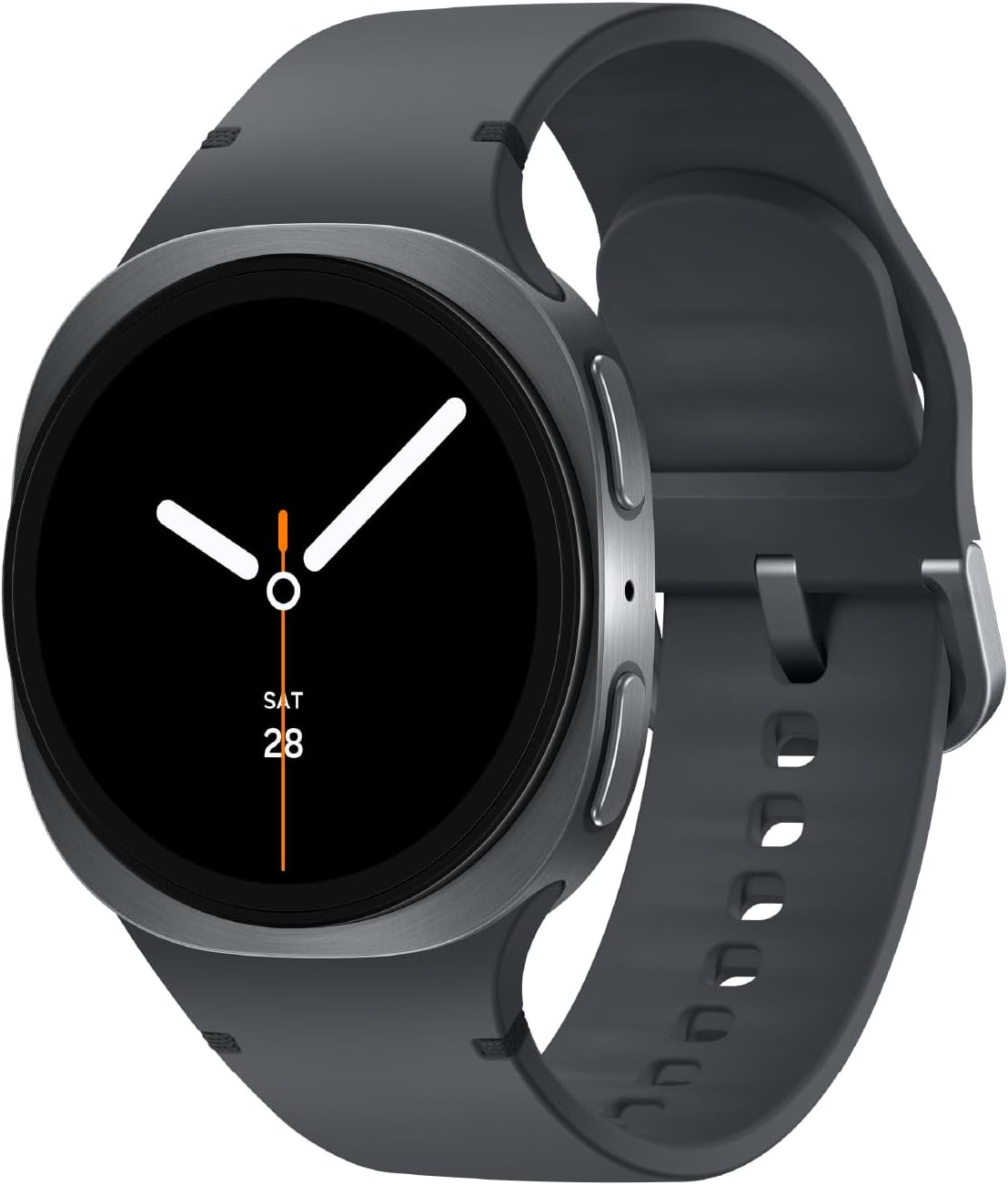 Galaxy Watch 8 (2025) 40mm Bluetooth Smartwatch, Cushion Design, Fitness Tracker, Sleep Coaching, Running Coach, Energy Score, Heart Rate Tracking, Graphite [US Version, 2 Yr Warranty] Graphite 40mm Bluetooth Watch8