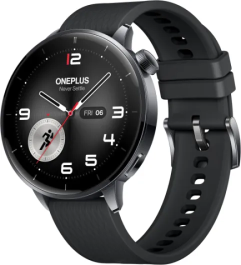 Watch 3 43mm Black Steel, WearOS, Black Steel, 32GB Storage, 60h Battery Life, Bluetooth, GPS Navigation, Round Face, 1.32-Inch Display