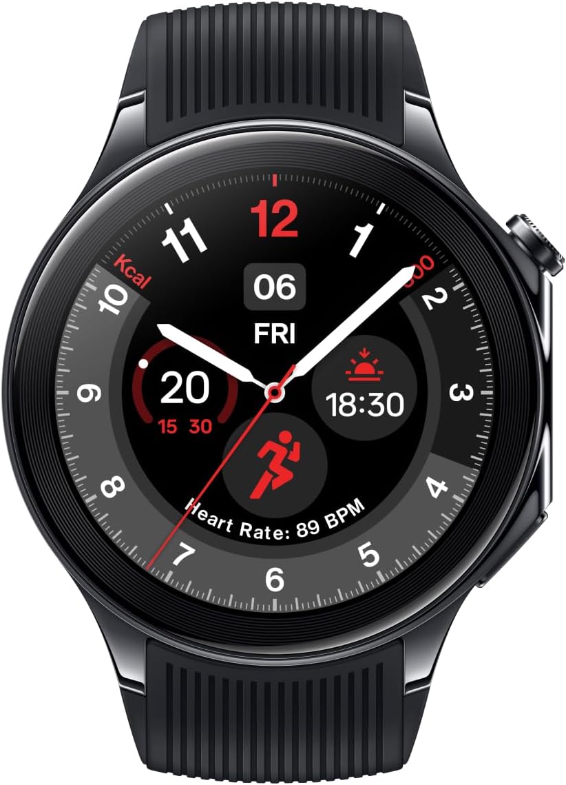 Watch 2, 32GB, 100-Hour Battery, Health & Fitness Tracking, Sapphire Crystal Design, Dual-Engine, Wear OS by Google Black Steel