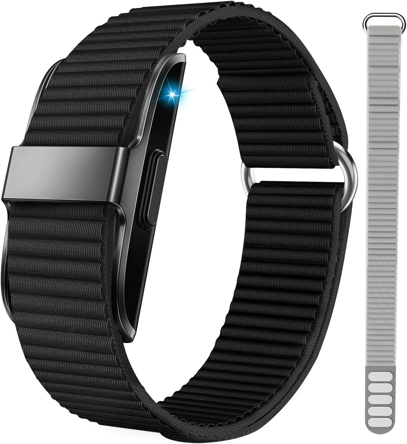 Health Fitness Tracker, Wearable Activity Step Tracker for Men Women, All-Day Sleep/Heart Rate/ SpO2/ Stress/Blood Pressure Monitor, IP68 Multiple Sports Modes Watch, Free App for Android iPhone Black