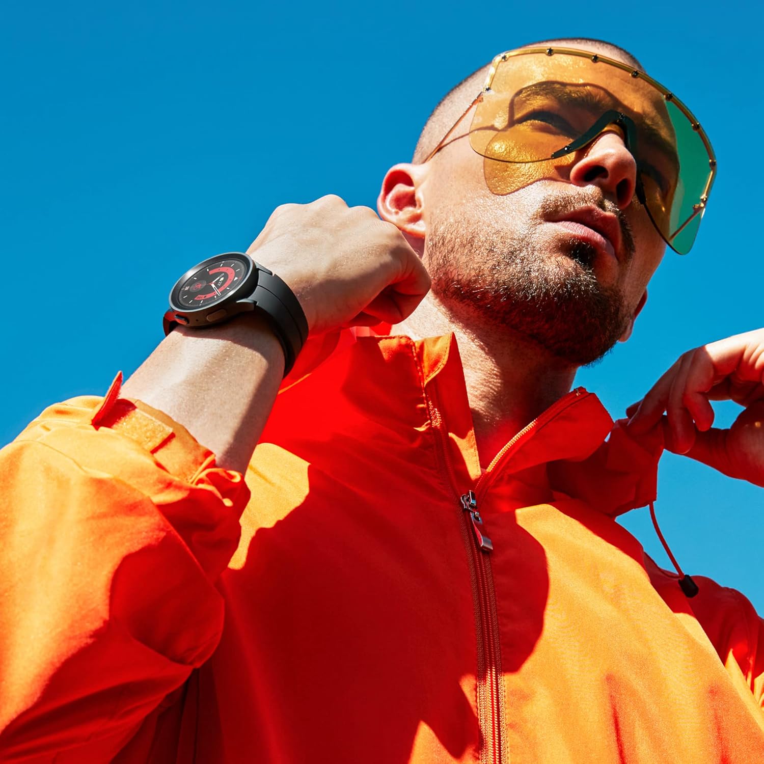 Samsung Galaxy Watch5 Pro Smart Watch, Health Monitoring, Fitness Tracker, Long Lasting Battery, LTE, 45mm, Grey Titanium, UK Version (Renewed) Titanium 4G LTE