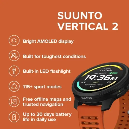 SUUNTO Vertical 2 Review: a serious outdoor watch that finally gives Garmin some real competition