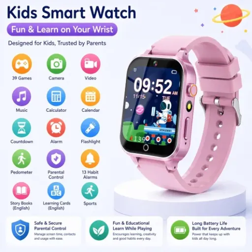 YEDASAH Kids Smart Watch Review: cheap digital toy that keeps kids busy (with some quirks)
